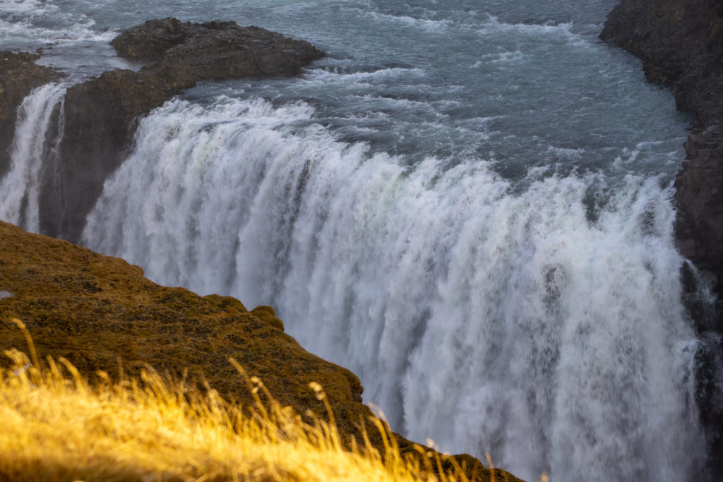 Gullfoss is one of the main attractions on the Golden Circle in Iceland