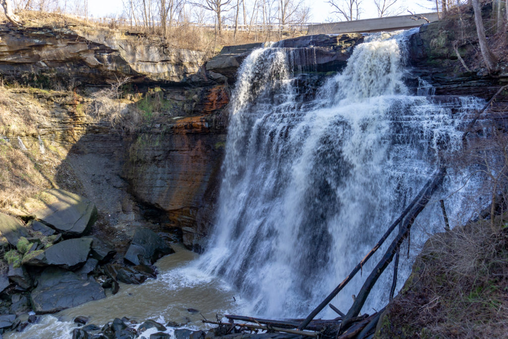 Brandywine Falls in in Cuyahoga Valley National Park