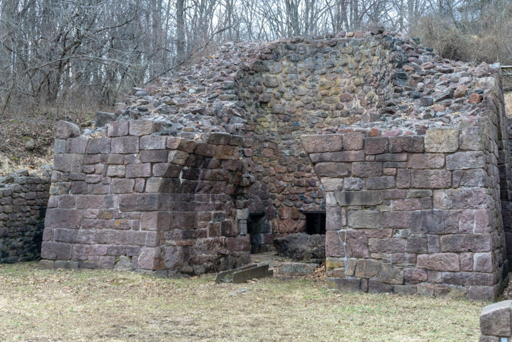 The anthracite furnace at Hopewell Furnace National Historic Site.