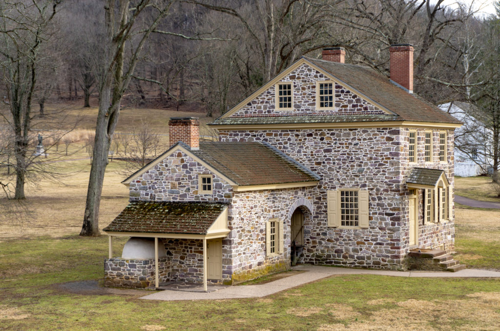 George Washington's Headquarters, located in Valley Forge National Historical Park.